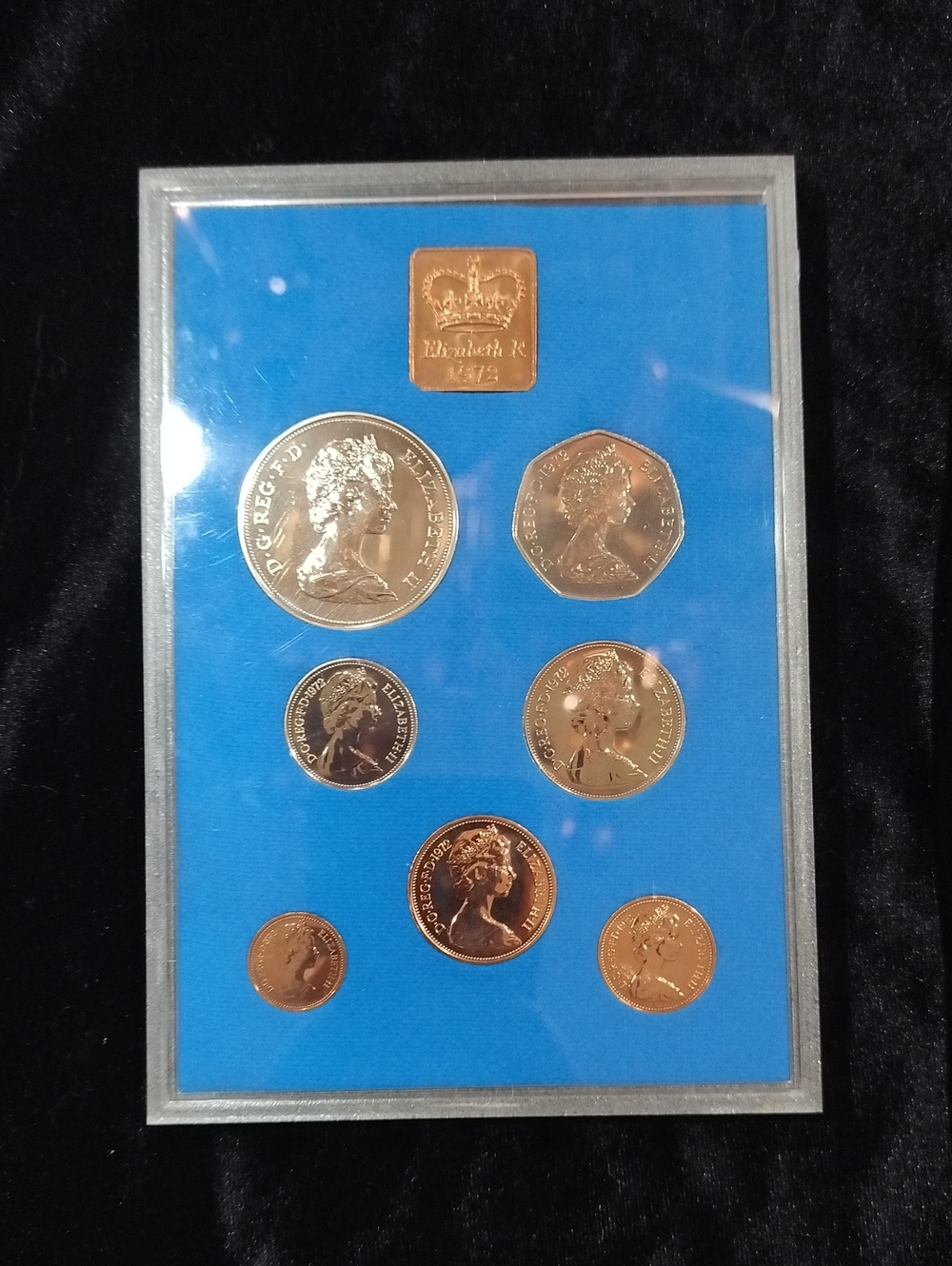Vintage United Kingdom decimal proof coin set